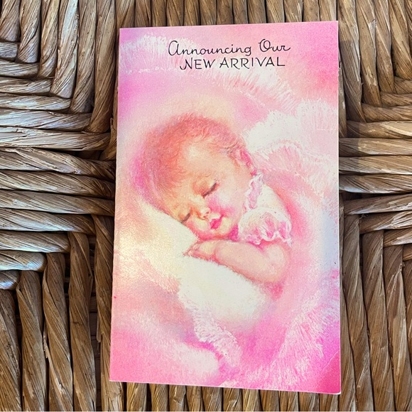 Vintage 50’s baby announcement cards- set of 10 by Card Masters - Picture 1 of 3